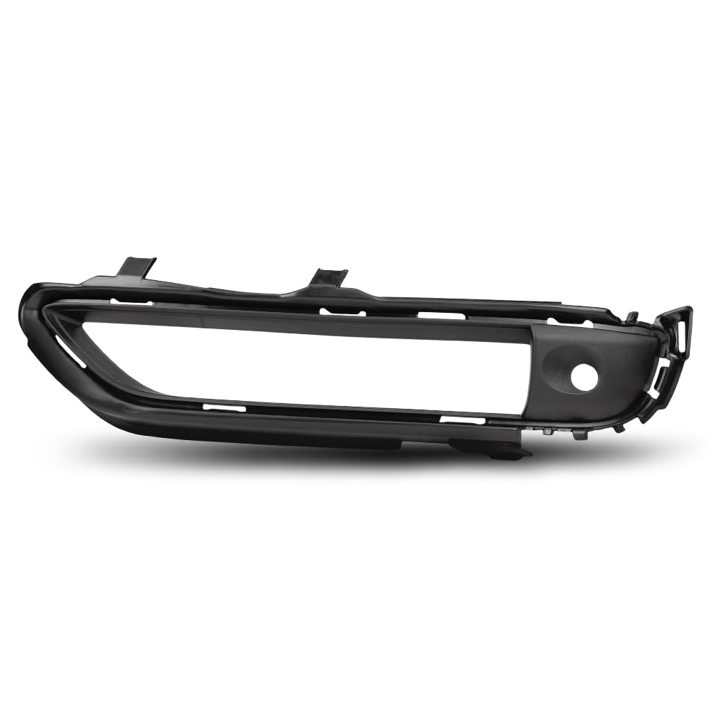 G-PLUS Front Bumper Face Bar Lower Grill Trim Cover Left Side Compatible with Porsche Cayenne 2019-2023 9Y0807675OK1, 9Y0-807-675-OK1, 9Y0807675 OK1 Black