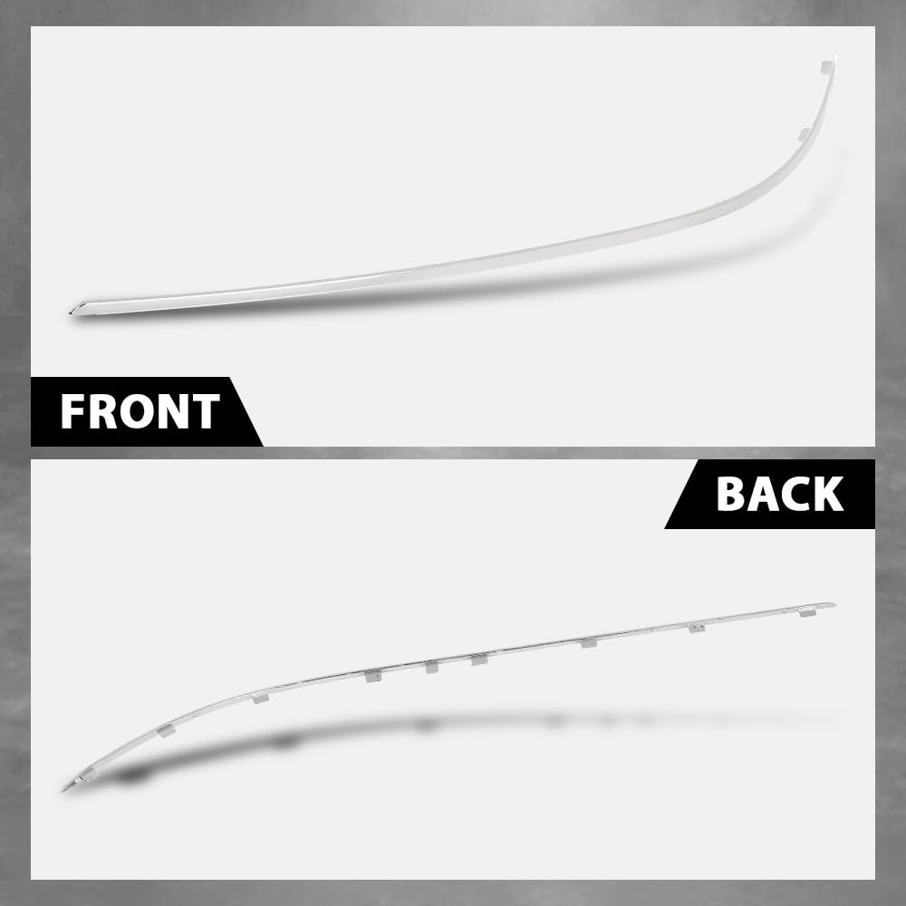 G-PLUS Front Bumper Trim Set Compatible with Benz E350 Wagon Sedan 2010-2013, Fit E550 4Matic 2012-2013, Fit Benz E550 Sedan 2010-2011,Fit for Model Without AMG Styling Package 2128850321