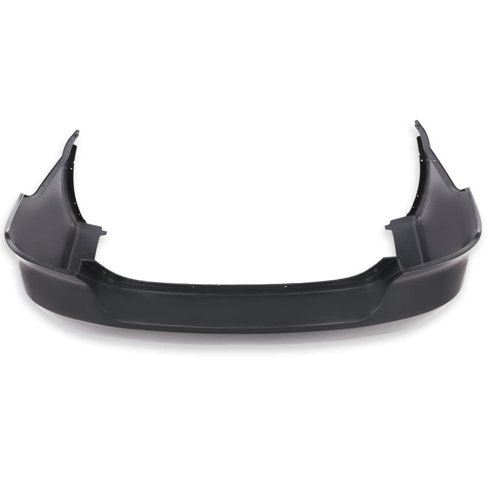 G-PLUS Rear Bumper Cover Compatible with Chevy Aveo Sedan LS LT 4Door 2007 2008 2009 2010 2011 Primed Black Bumper Cover 95978858 GM1100791