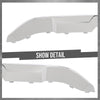 G-PLUS Rear Bumper Trim Lower Molding Compatible with Benz GLE550 GLE550e 4Matic 2016-2018 Fit Benz GLS450 GLS550 4Matic 2017-2019 1668857622, MB1144127 Silver