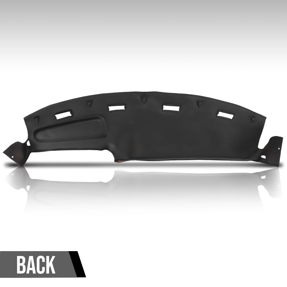 G-PLUS TPE Dash Cover Skin Dash Cover Overlay Skin Compatible with Dodge Ram 1500 2500 3500 Truck 1994 1995 1996 1997 Red