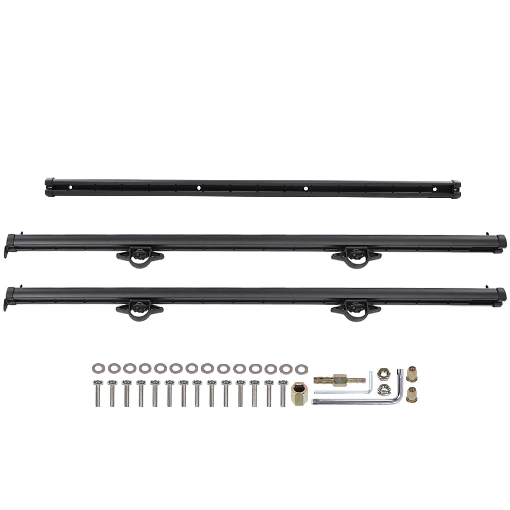 G-PLUS Trail Rail System Tie Down Rails Compatible with Jeep Gladiator 2020 2021 2022 2023