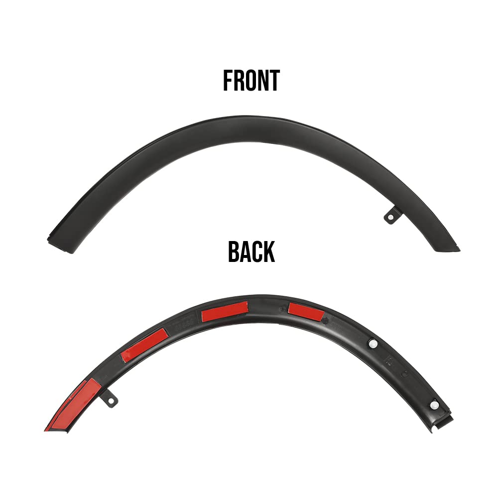 G-PLUS Front Right Fender Wheel Arch Flare Compatible with 2014-2020 Mitsubishi Outlander Car Tires Fender Flares Passenger Side Wheel Eyebrow Protector Mudguards