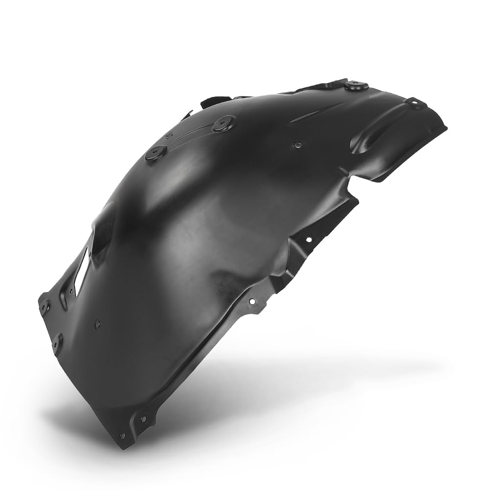 G-PLUS Front Driver Forward Fender Liner Compatible with BMW 330e Base 2021 2022 2023 2024 51717315729, BM1248161 Black