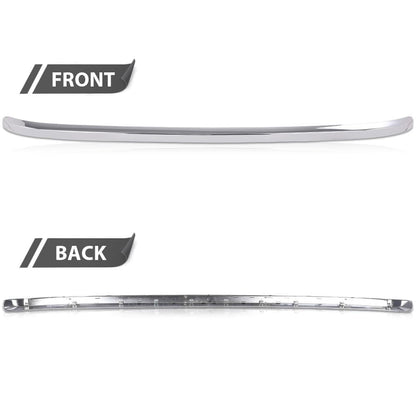G-PLUS Hood Molding Trim Moulding Chrome Compatible with Chevy Silverado 2500 HD 3500 HD 2011 2012 2013 2014 20963700, GM1235124 Grille Inserts