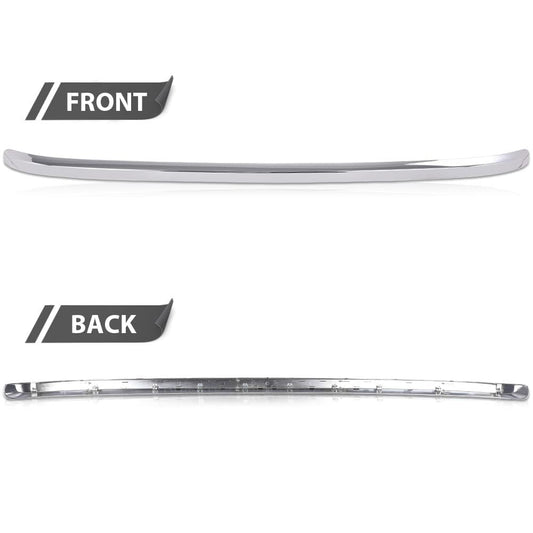 G-PLUS Hood Molding Trim Moulding Chrome Compatible with Chevy Silverado 2500 HD 3500 HD 2011 2012 2013 2014 20963700, GM1235124 Grille Inserts