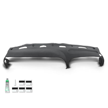 G-PLUS TPE Dashboard Skin Dash Cover Overlay Skin Compatible with Ram 1500 SLT 2001, Fit Ram 1500 SS/T 5.9L 1998,Fit Dodge Ram 1500 2500 3500 1998-2002 Gray