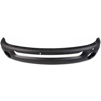 G-PLUS Front Bumper Shell Face Bar Primered Black Steel w/Round Fog Light Holes Compatible with Dodge Ram 1500 2002-2008 / Fit Ram 2500 3500 2003-2009 Primered Black Steel