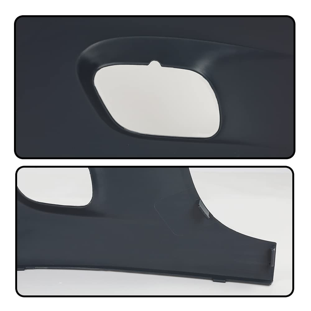 G-PLUS Front Left Driver Side Bumper End Reinforcement With Fog Light Hole Cut-out Compatible With Freightliner Cascadia 2008-2017 2127301002 2127301006 2128619002