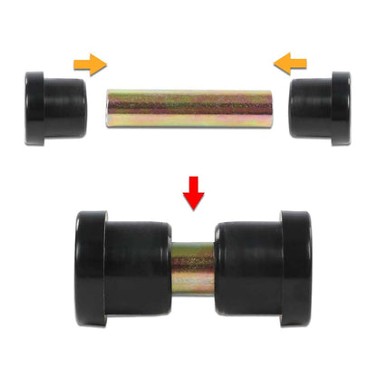 G-PLUS Front Rear Leaf Spring Bushing Set Compatible with Club car DS 1981 and newer Rear Leaf Spring Bushing & Sleeves Kits 1012303 1015583