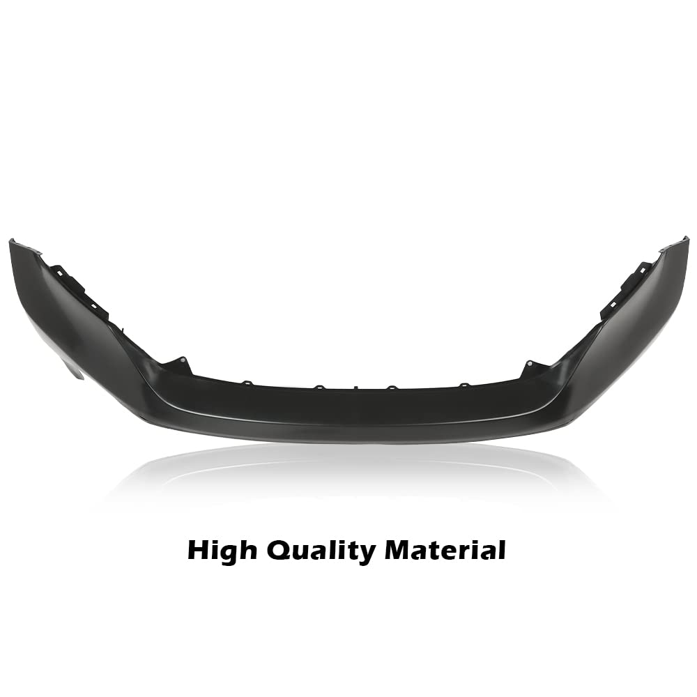 G-PLUS Front Upper Bumper Cover Fascia Primered Compatible with Honda CRV 2007 2008 2009, 191275642894, 71101SWAZZ00, HO1000251, Black