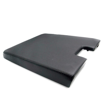 G-PLUS Leather Console Lid Armrest Cover Compatible with 2007-2013 Tahoe Suburban Silverado AZ-3 Black