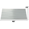 G-PLUS Bed Floor Repair Section, Compatible with Chevy Silverado 1999-2018/ Fit GMC Sierra Pickup 1999-2018, Bed Floor Rust Repair Panel Silver 48" L x 23" W Silver