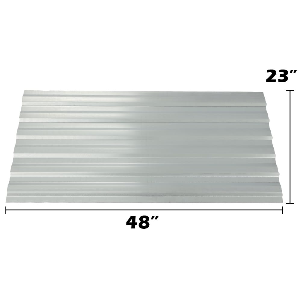 G-PLUS Bed Floor Repair Section, Compatible with Chevy Silverado 1999-2018/ Fit GMC Sierra Pickup 1999-2018, Bed Floor Rust Repair Panel Silver 48" L x 23" W Silver