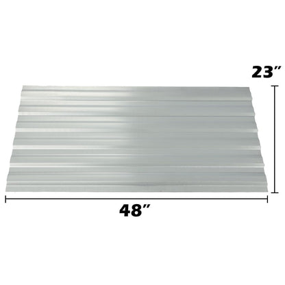 G-PLUS Bed Floor Repair Section, Compatible with Chevy Silverado 1999-2018/ Fit GMC Sierra Pickup 1999-2018, Bed Floor Rust Repair Panel Silver 48" L x 23" W Silver