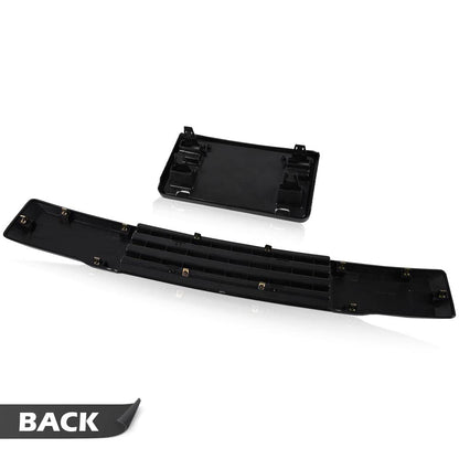 G-PLUS Front Bumper & License Plate Bracket Compatible with Ford F150 2015-2017 Grille Trim Panel and License Plate Mount Fascia Cover Set,Not Fit Ecoboost Powered F150 FL3Z-17E810-AA FL3Z-17A385-A