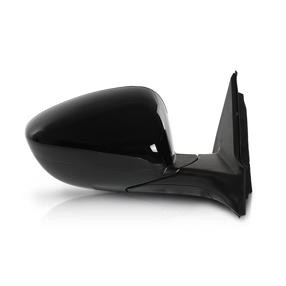 G-PLUS Power Mirror Right Passenger Side Compatible with Honda Accord Sedan 2018-2022 1.5L 76208TVAA02 76201TVAA01ZJ HO1321328 Glossy Black 3-Pin Manual Folding