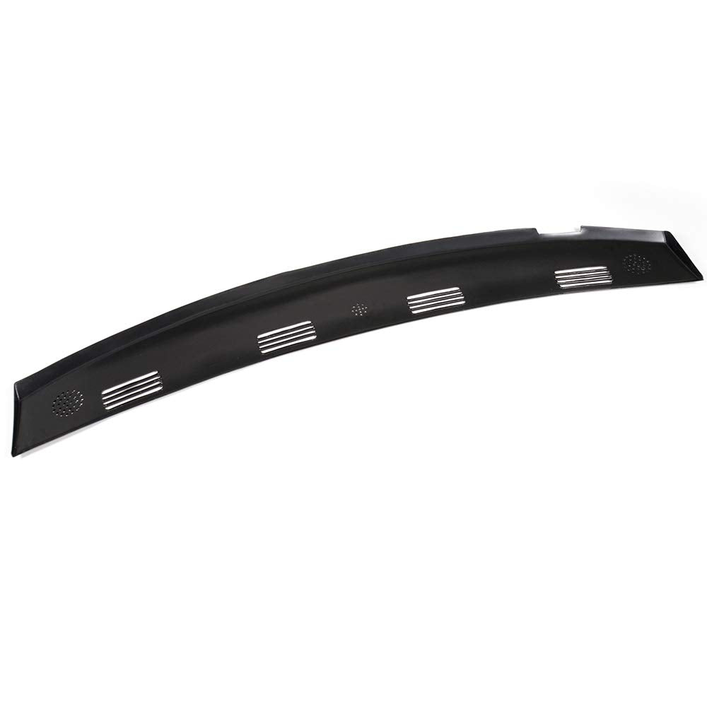 G-PLUS Molded Dashboard Dash Cover Cap Overlay Compatible with Dodge Ram 1500 2002-2005/Ram 2500 3500 2003-2005 Front Section ABS 2 Pieces Kit Black