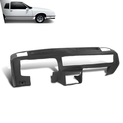G-PLUS TPE Dash Cover Dashboard Panel Compatible with Chevy Monte Carlo 1981-1988 / El Camino 1981-1987 Fit Chevy Malibu 1981-1983 Black