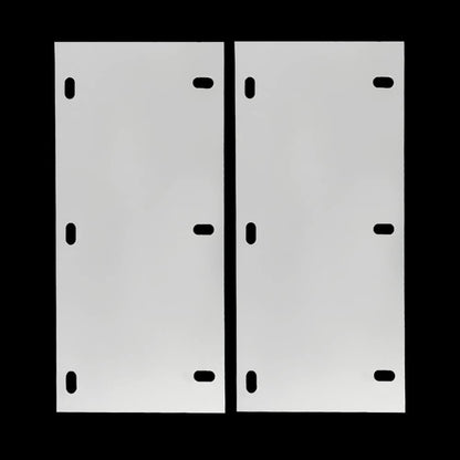 G-PLUS New All Aluminum Radiator Relocation Kit 55 56 57 Compatible with 1955-1957 CHEVY BELAIR V-8 CORE SUPPORT