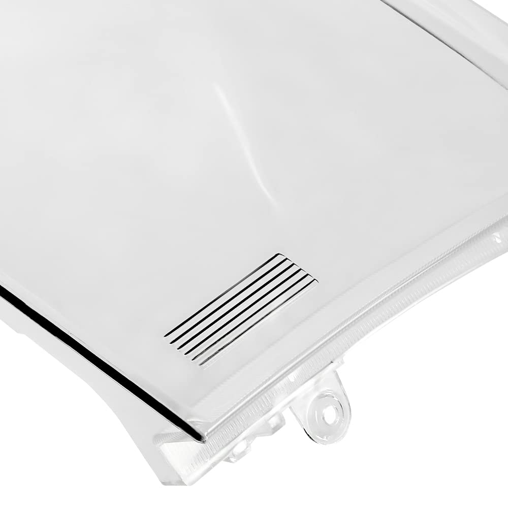 G-PLUS Housing Clear Corner Headlight Head Lamps Cover Clear Compatible with 2009 2010 Dodge Ram 1500/2010 Dodge Ram 2500 3500 68001484AE 68001484AG