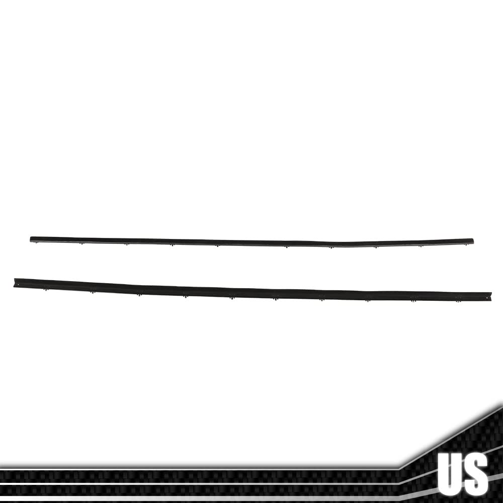 G-PLUS Tailgate Tail Gate Window Sweep Weatherstrip Seal Set Right & Left Side Windshield Trim Molding Compatible with 1978-1996 Ford Bronco D8TZ9841610/2072/FO1930103