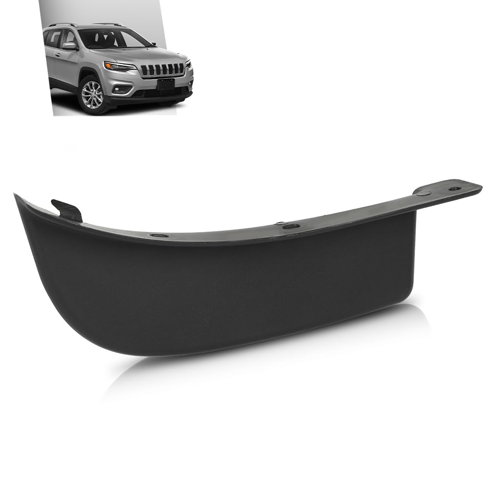 G-PLUS Front Bumper Fascia Spat Right Side Compatible with Jeep Cherokee 2019-2022 68288014AC