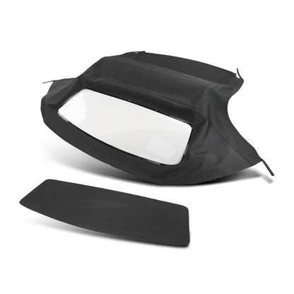 G-PLUS Convertible Soft Top Plastic Window Heated Glass Window Compatible with BMW Z3 & M Roadster Convertibles 1996-2002 Fit BMW E36 1996-2002 Black