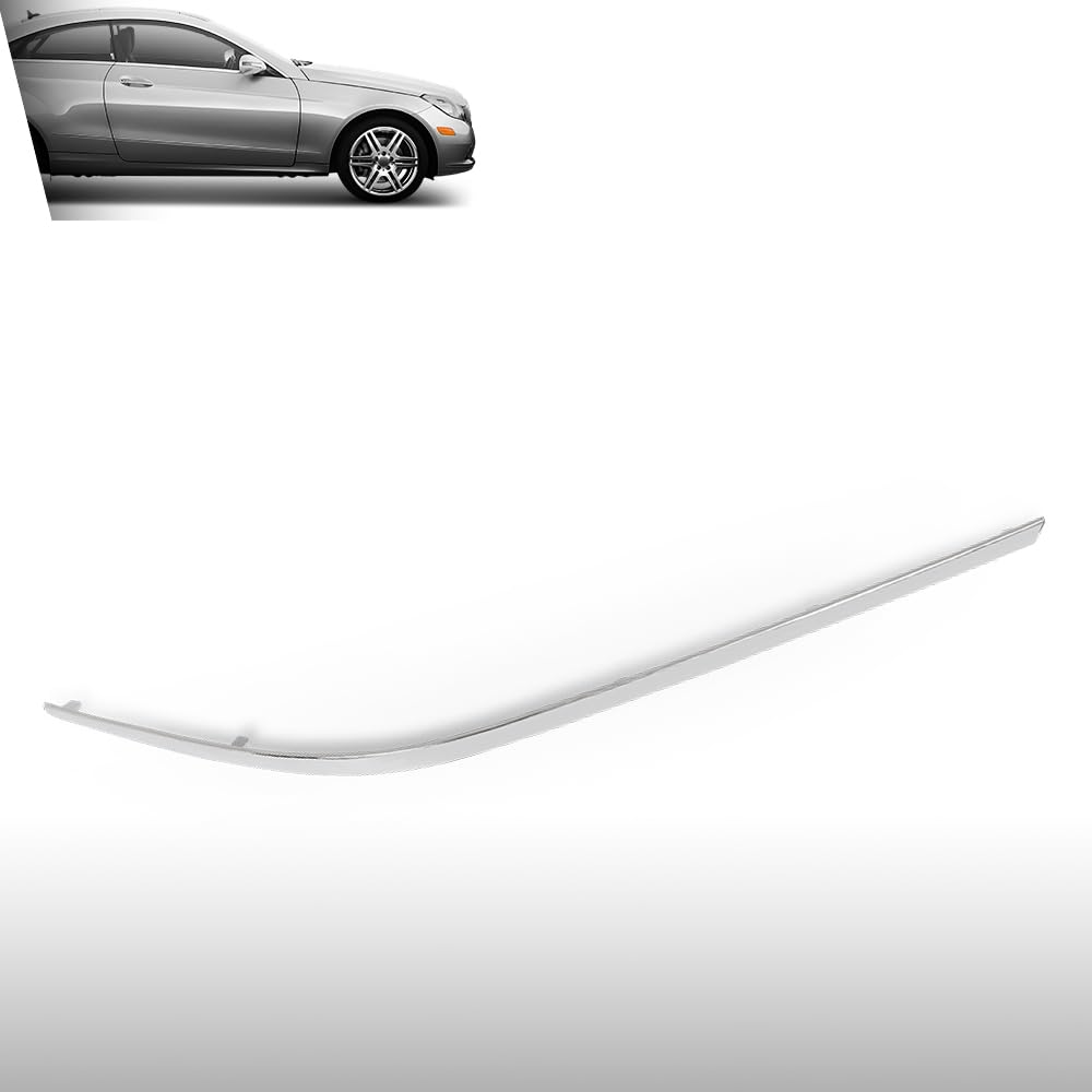 G-PLUS Front Passenger Right Side Bumper Trim Compatible with Benz E350 4Matic Coupe 2-Door 2012-2013 Fit Benz E350 E550 Base Coupe 2-Door 2010-2013 2078852021, MB1047115 Silver