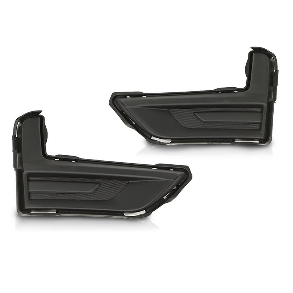 G-PLUS Fog Light Covers Bezels Driver and Passenger Side Compatible with Nissan Rogue S 2017-2020 622566FL0A 622576FL0A NI1039148 NI1038148