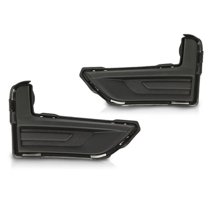 G-PLUS Fog Light Covers Bezels Driver and Passenger Side Compatible with Nissan Rogue S 2017-2020 622566FL0A 622576FL0A NI1039148 NI1038148