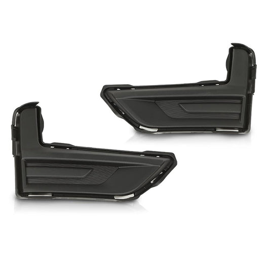 G-PLUS Fog Light Covers Bezels Driver and Passenger Side Compatible with Nissan Rogue S 2017-2020 622566FL0A 622576FL0A NI1039148 NI1038148