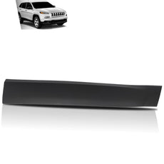 G-PLUS Front Passenger Door Molding for Jeep Cherokee 2014-2018 Black Close-up View