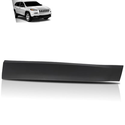 G-PLUS Front Passenger Side Door Molding Compatible with Jeep Cherokee 2014-2018 Black 6VX66RXFAC