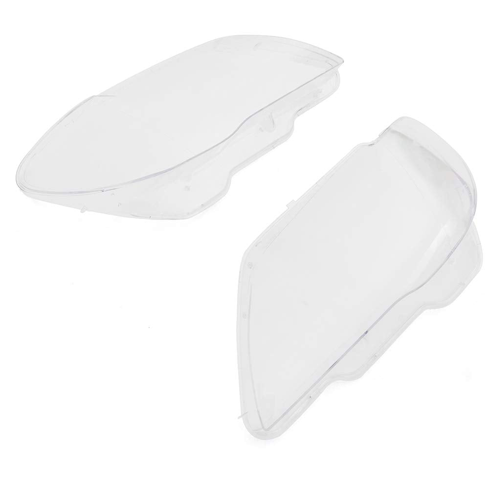 G-PLUS Front Headlight Headlamp Lens Cover Compatible With BMW 7 E65 E66 2005-2008 Left and Right Side 2pcs