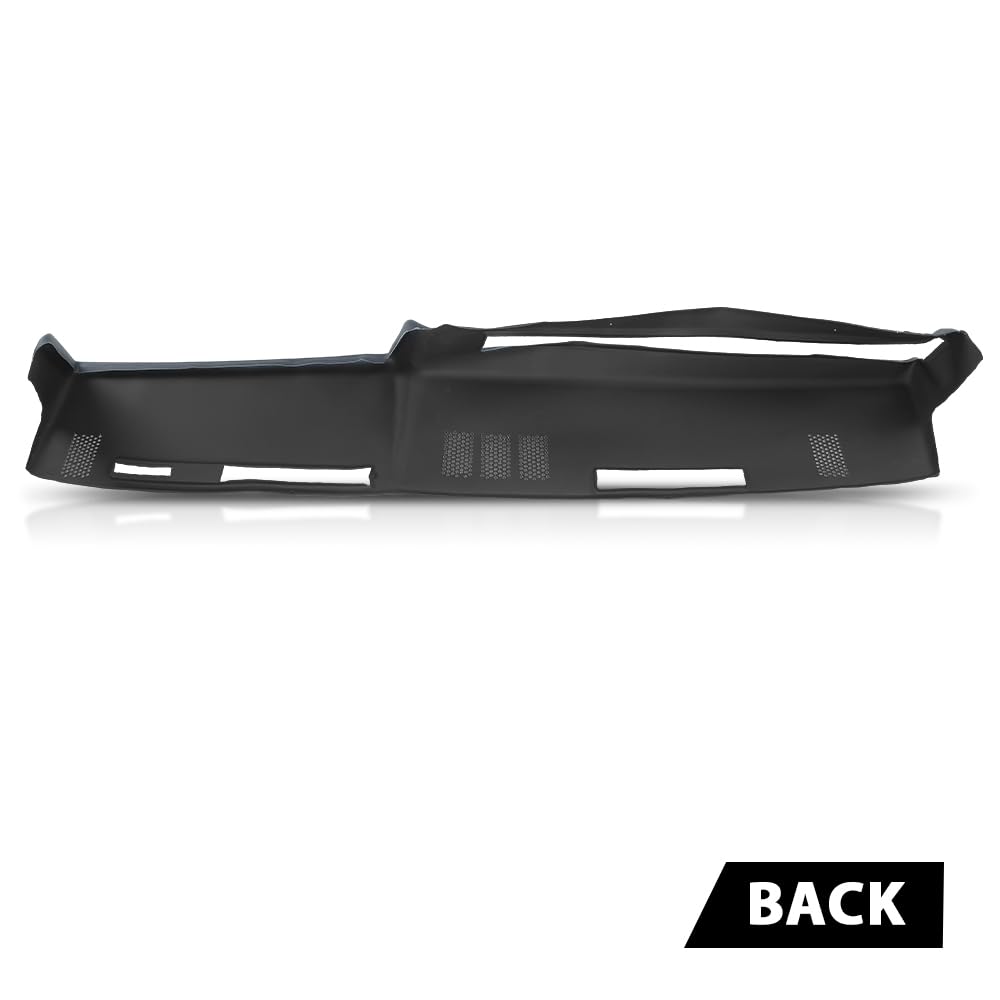 G-PLUS TPE Dashboard Dash Cover Panel W/Adhesive Compatible with 1981-1987 Chevy GMC Full Size Pickup/1981-1991 Chevy GMC SUV Dash Cover Bezel Parts 18601NTL(Dark Blue)