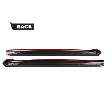G-PLUS Bed Rail Caps Tailgate Protector Tailgate Cap, Compatible with Chevy Silverado 5´8" 2007 2008 2009 2010 2011 2012 2013 2PCS Black Bed Rail Cover 7241114