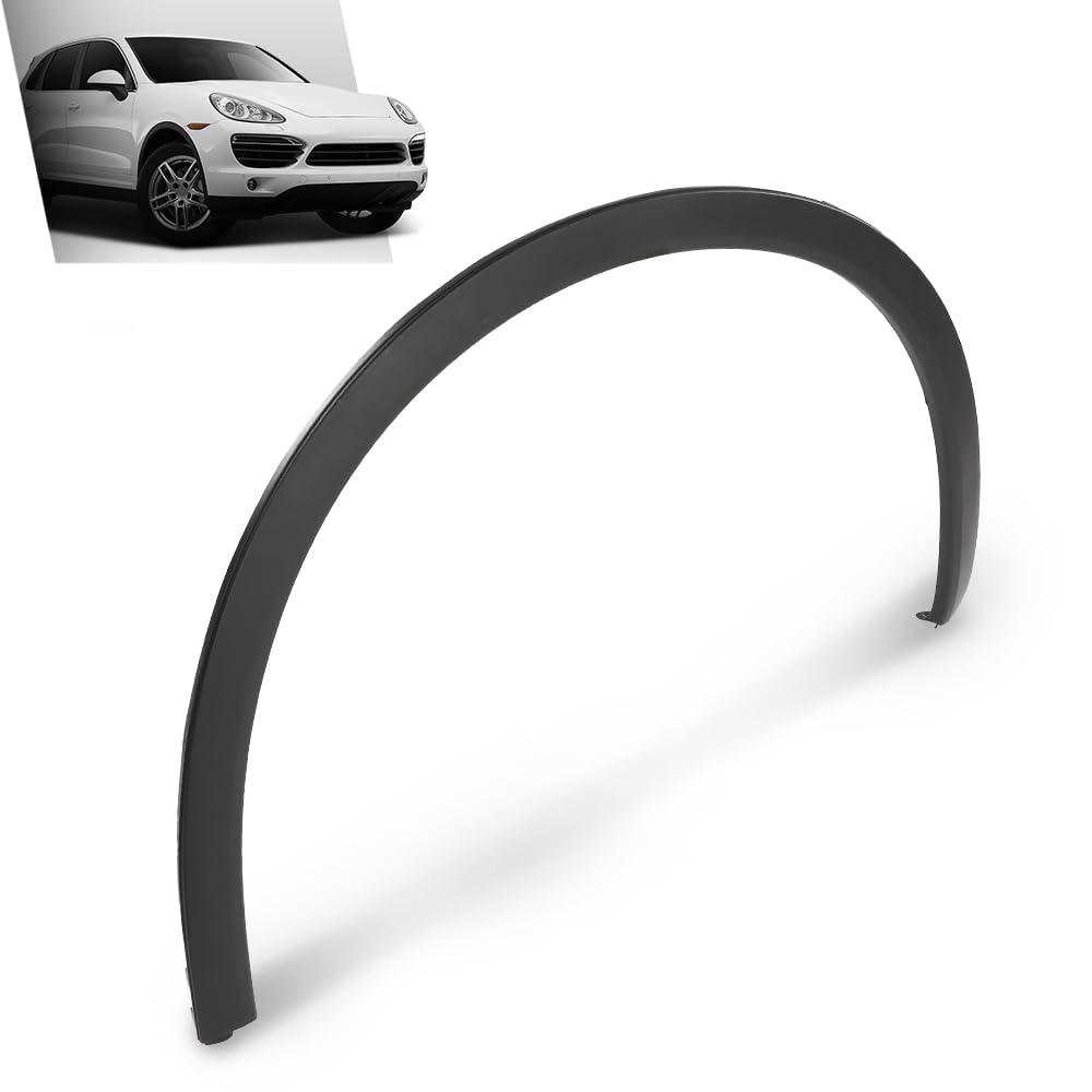 G-PLUS Front Right Fender Flare Wheel Arch Molding Trim, Compatible with Porsche Cayenne 2011-2018, Passenger Side, 958559828209B9, 958-559-728-20-9B9