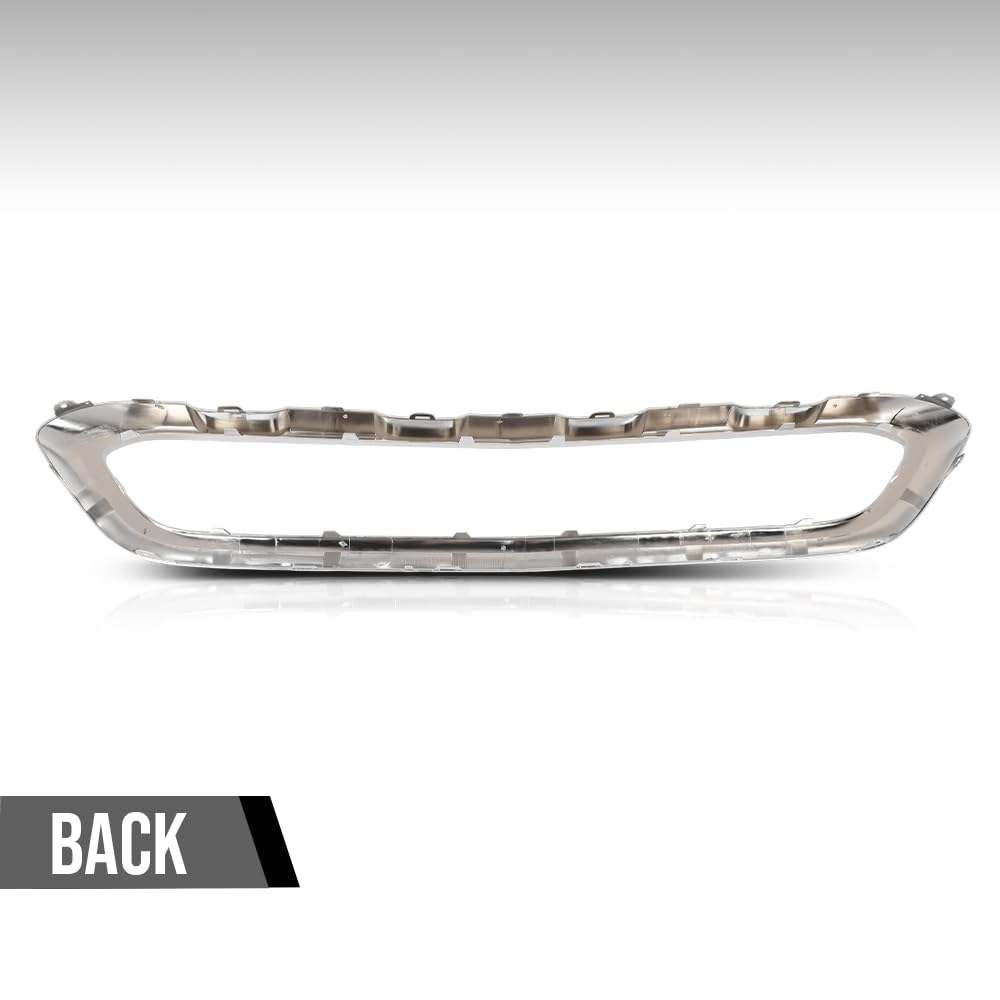 G-PLUS Front Bumper Face Bar Trim Molding Step Pad Compatible with Benz GLC300 (submodel: 4Matic, Base) 2017-2019 2538851625, MB1044145 Silver