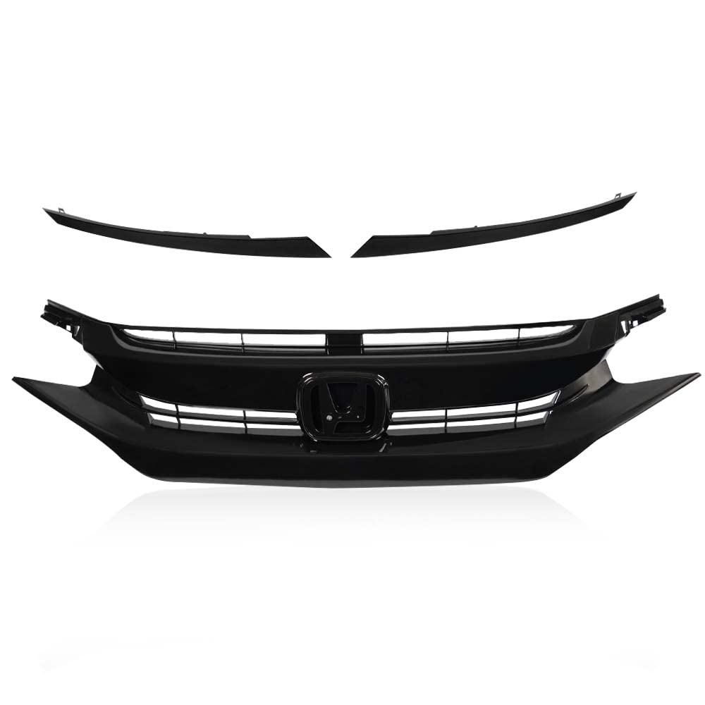 G-PLUS Lower Bumper Cover Grille Compatible with 2009 2010 2011 Honda Civic Sedan