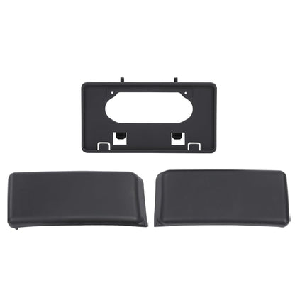 G-PLUS Front Bumper Guards Pads & License Plate Frame Bracket Compatible with Ford F150 2009-2014 9L3Z17E810B, 9L3Z17A385A, FO1053100, FO1068134