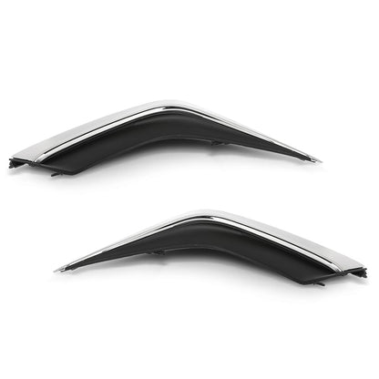 G-PLUS Bumper Trims Front LH&RH Pair Fit LX ES250 F Sport 2023-2024, Fit Model Without F Sport Package 5310506010, 5310606010, LX1039128, LX1038128 Chrome and Black