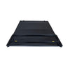 G-PLUS 8Ft Long Bed 4-Fold Lock Tonneau Cover Compatible with 2007-2013 Chevy Silverado GMC Sierra Black