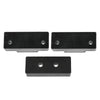 G-PLUS Black Hood Bumper Set Compatible with Hummer Humvee Replaces Factory #1233888, 12338896
