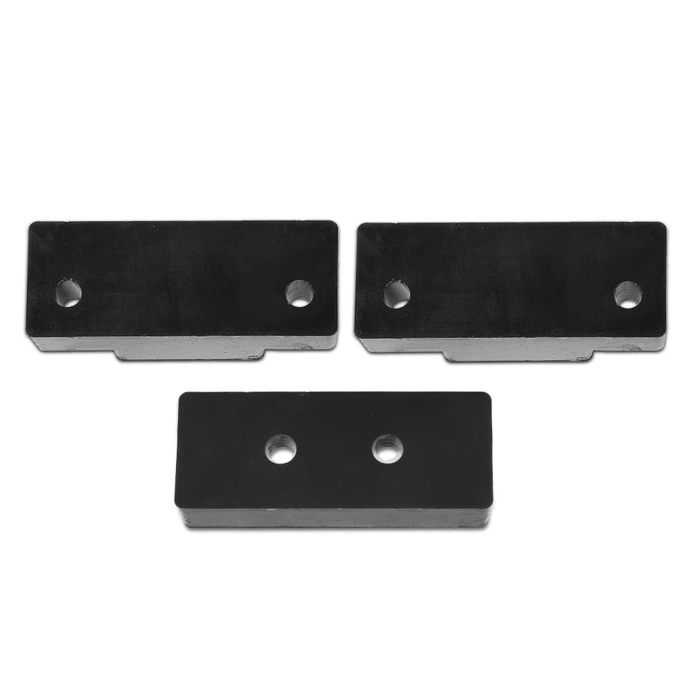 G-PLUS Black Hood Bumper Set Compatible with Hummer Humvee Replaces Factory #1233888, 12338896