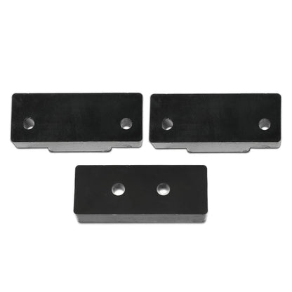 G-PLUS Black Hood Bumper Set Compatible with Hummer Humvee Replaces Factory #1233888, 12338896