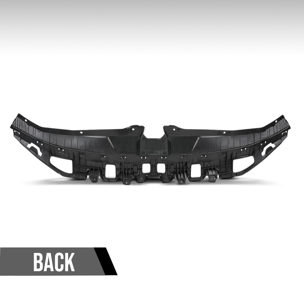 G-PLUS Grille Cover Upper Radiator Sight Shield Compatible with Hyundai Elantra 2021-2023 1.6L 1580CC 96CU. IN. L4 FULL HYBRID EV- (FHEV) DOHC/DOHC TURBOCHARGED HY1224124, 86391AA000 Black