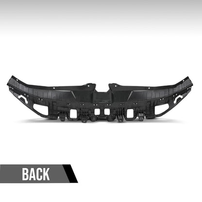 G-PLUS Grille Cover Upper Radiator Sight Shield Compatible with Hyundai Elantra 2021-2023 1.6L 1580CC 96CU. IN. L4 FULL HYBRID EV- (FHEV) DOHC/DOHC TURBOCHARGED HY1224124, 86391AA000 Black