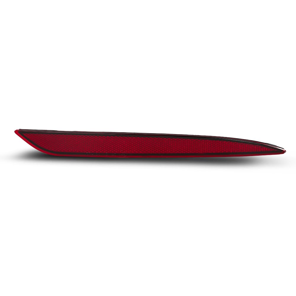 G-PLUS Rear Bumper Reflector Lamp Right Side Compatible with Tesla Model 3 2017-2023 1077407-00-F, 107740700F Red