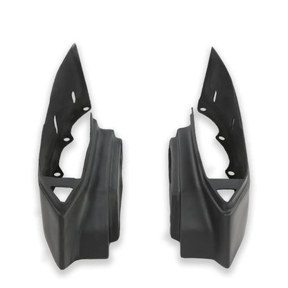 G-PLUS Rear Fiberglass Bumper Fillers Set of 2 Compatible with Cadillac Deville 1980-1992/Fit for Cadillac Fleetwood 1980-1992/Fit Cadillac Brougham 1980-1992 Black